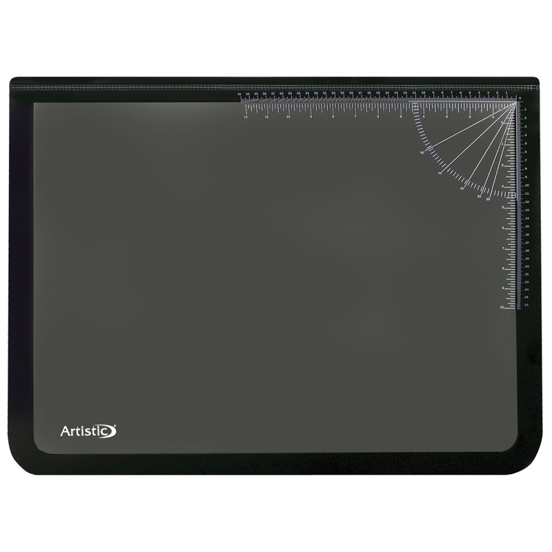 Rebrilliant Echols Logo Pad Lifttop Desktop Organizer Desk Mat Wayfair